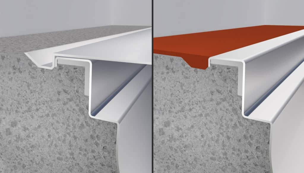 Keywall technoogy during installation and after completion