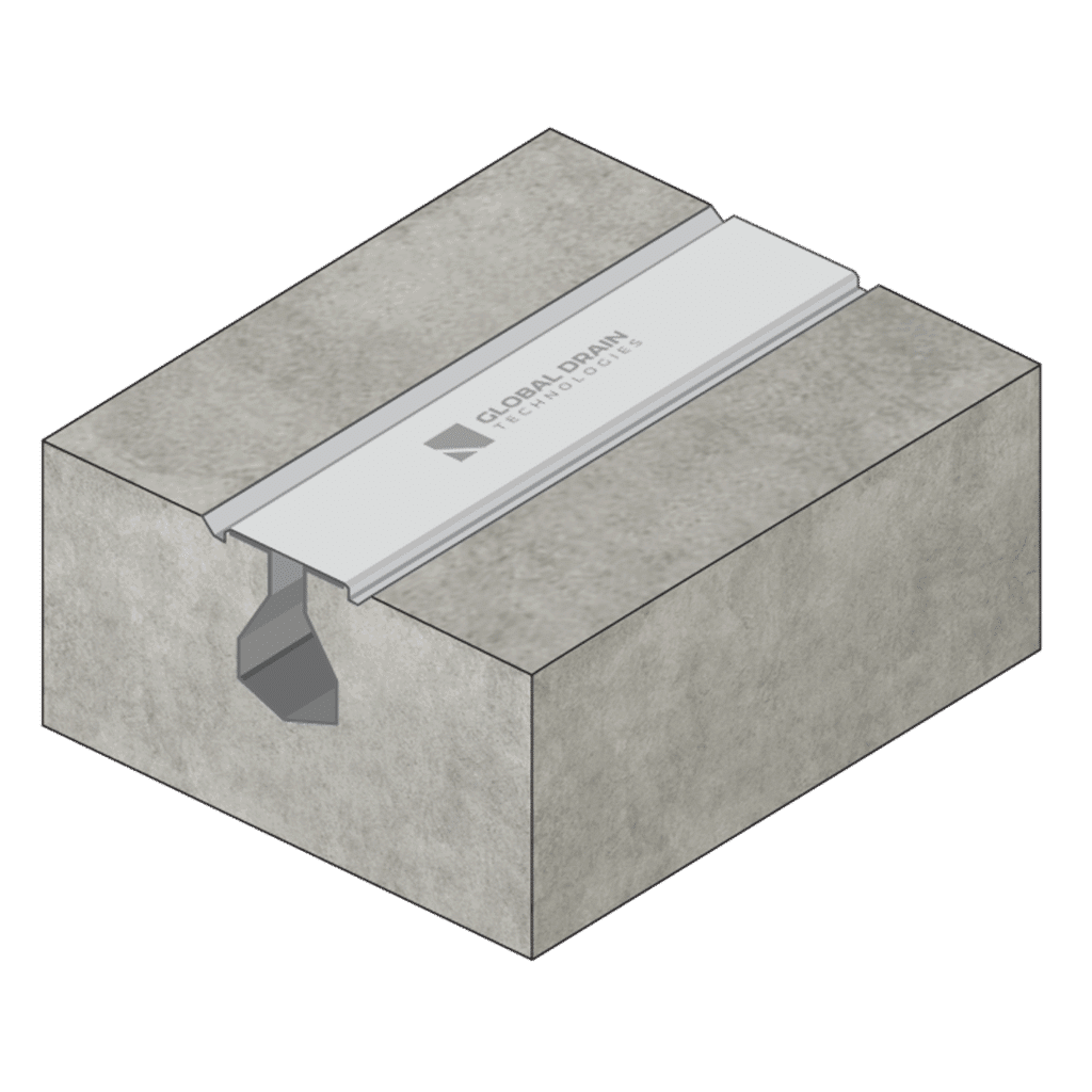 Keyform system drainage installation